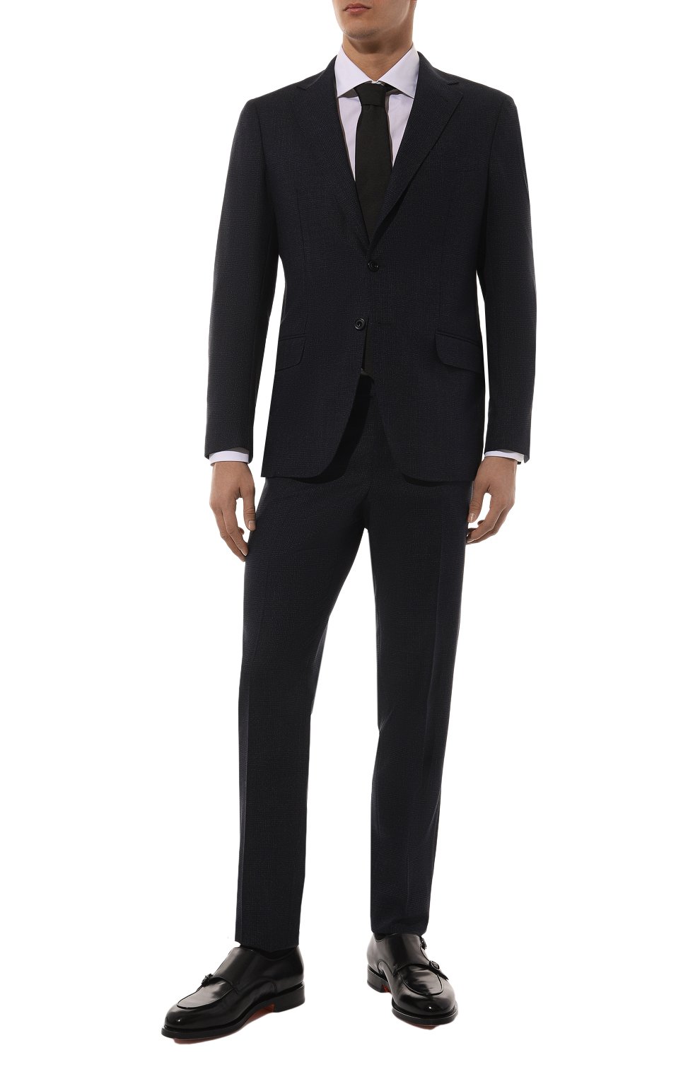 Хлопковая сорочка CANALI белого цвета по цене 23650 руб., арт. X98/GD03229, фото 2 Хлопковая сорочка CANALI, арт. X98/GD03229, фото 2