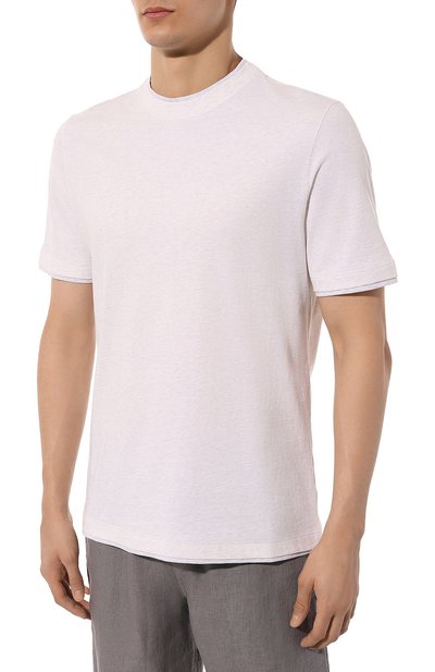 Хлопковая футболка BRUNELLO CUCINELLI, арт. M0B137427, фото 3