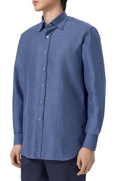 Рубашка из хлопка и льна STEFANO RICCI, арт. MC007956/R1964, фото 3