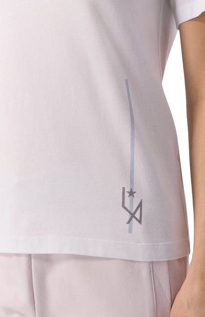 Хлопковая футболка LORENA ANTONIAZZI, арт. P2575TS24B/9783, фото 5