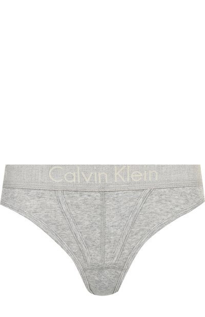 Женские хлопковые трусы-стринги с логотипом бренда CALVIN KLEIN, арт. QF4509E
