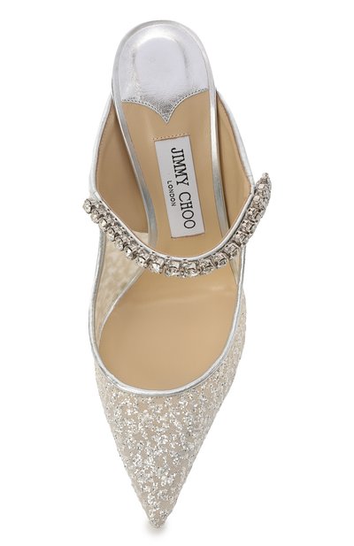 Текстильные мюли bing 100 JIMMY CHOO, арт. BING 100/BZZ, фото 5