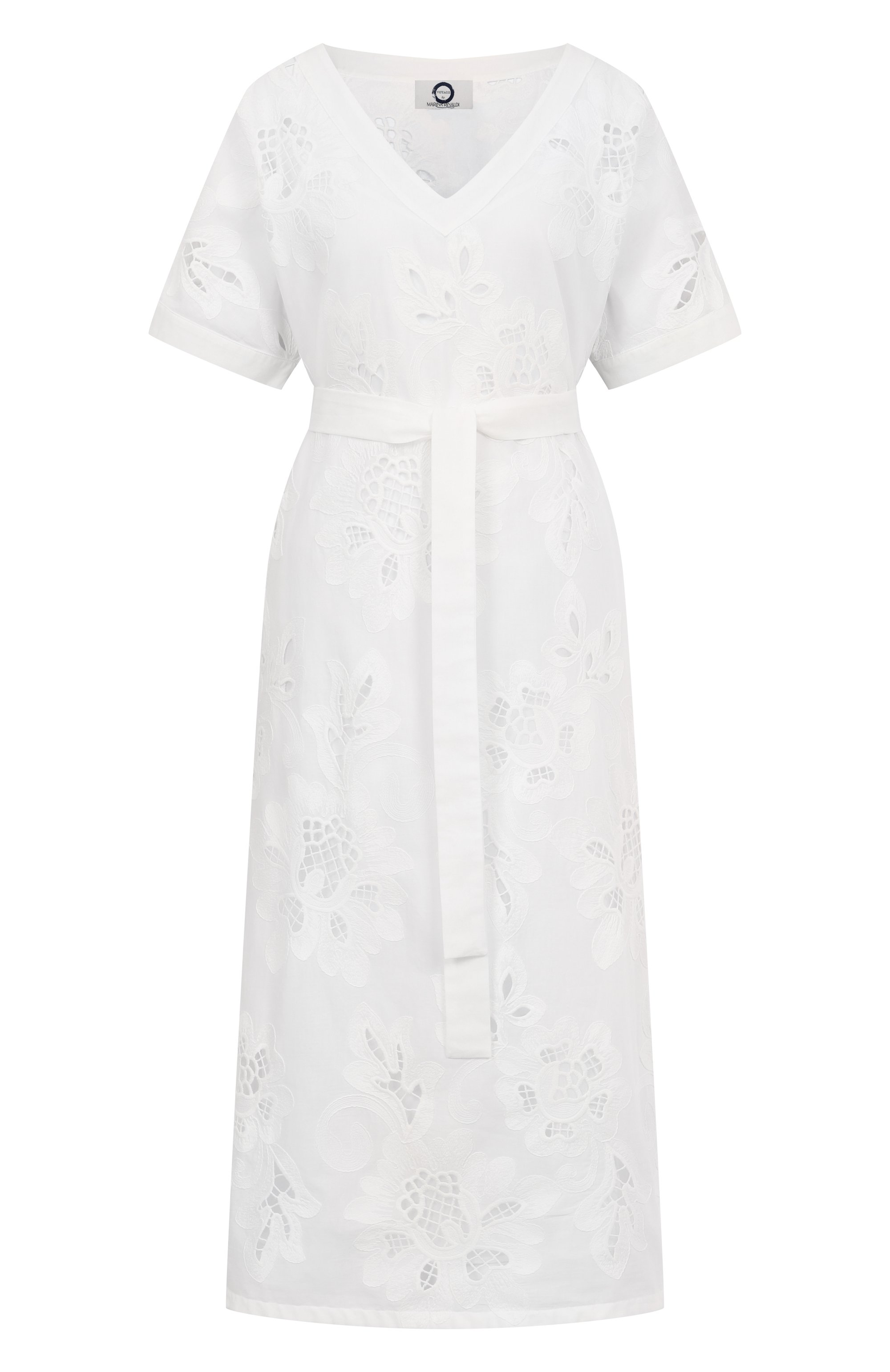 Хлопковое платье MARINA RINALDI VOYAGE, арт. MICAELA, фото 1