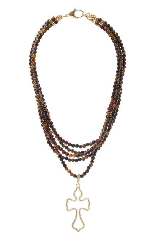Колье Amber Cross Bluejay BJ-AC-BR Коричневый BJ-AC-BR