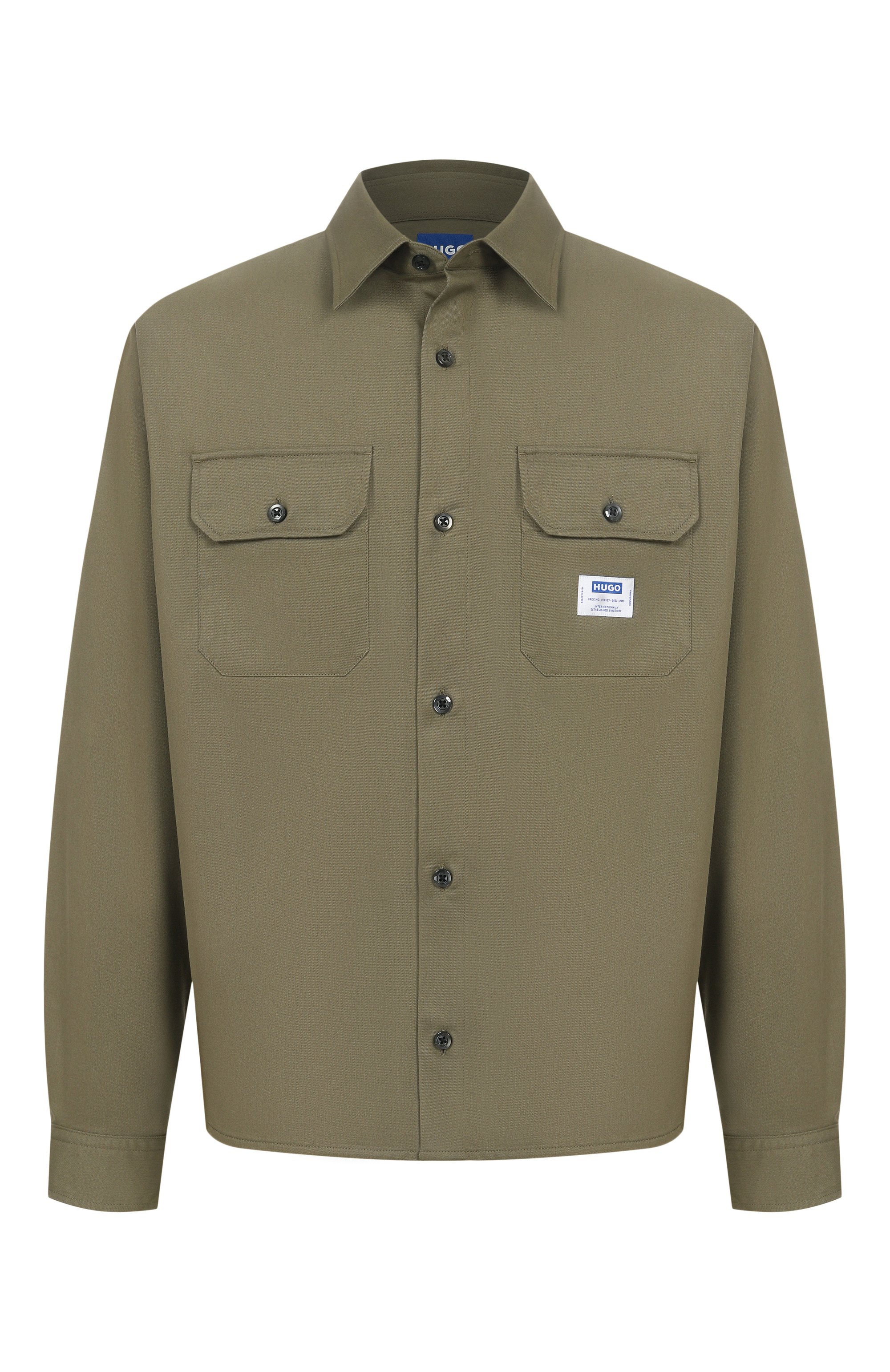 Хлопковая рубашка HUGO BLUE, арт. 50520001, фото 1