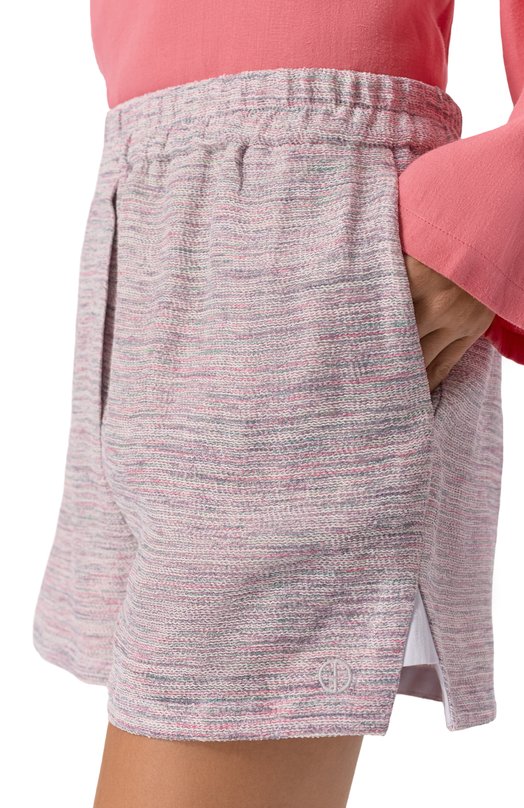 Шорты из вискозы и льна Giorgio Armani GW003092/TE20207 Розовый  GW003092/TE20207 Фото 5