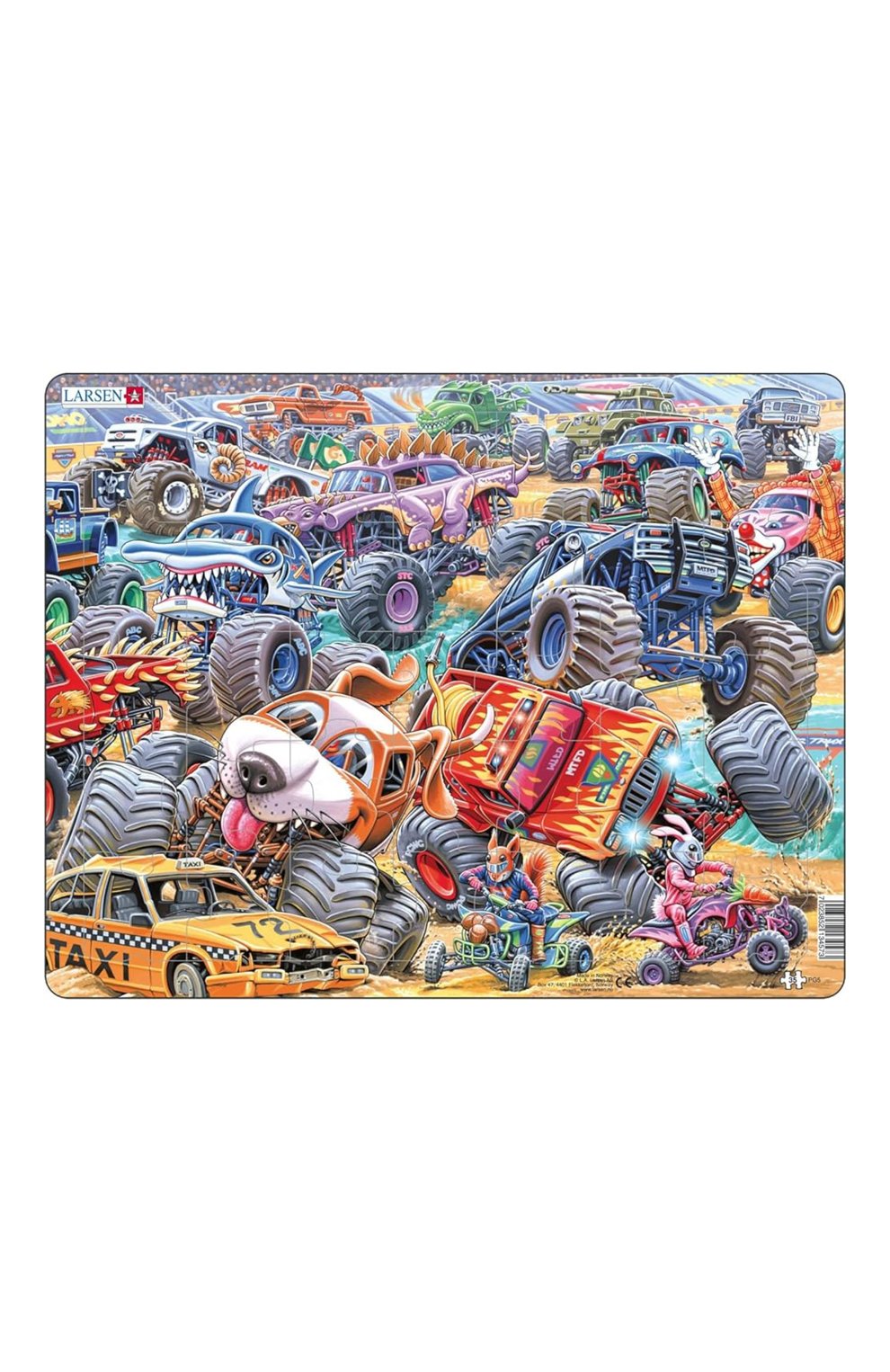 Пазл машины LARSEN, арт. PG5, фото 1