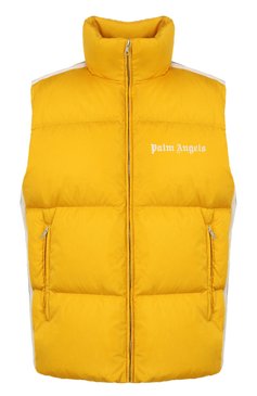 Мужской пуховый жилет 8 moncler palm angels MONCLER GENIUS желтого цвета, арт. 1A00015/M2563 | Фото 1 (Материал подклада: Синтетический материал; Материал утеплителя: Пух и перо; Длина (верхняя одежда): Короткие; Материал внешний: Синтетический материал; Мужское Кросс-КТ: жилеты-объемные; Стили: Кэжуэл)