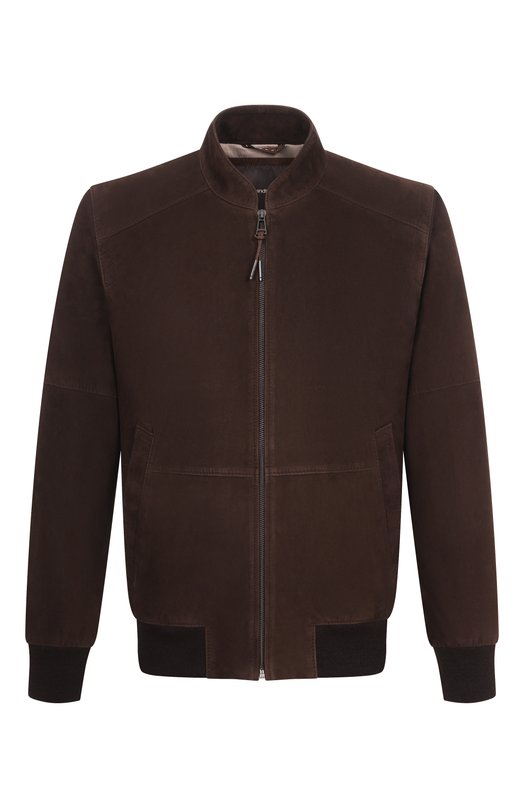Замшевый бомбер Windsor B0RELL03-L/1300160L Коричневый B0RELL03-L/1300160L