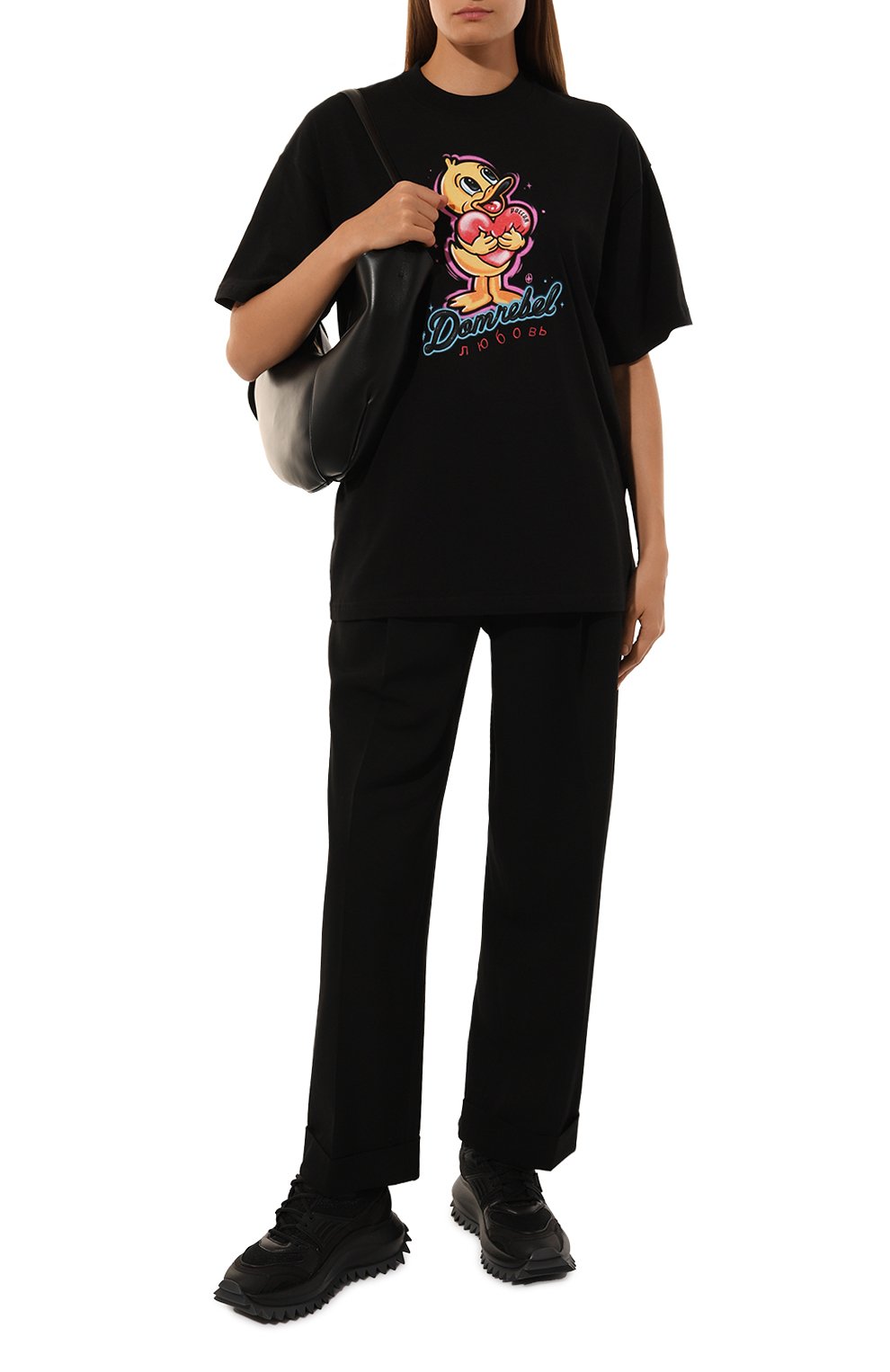 Хлопковая футболка DOMREBEL, арт. SQUEEZY/T-SHIRT, фото 2