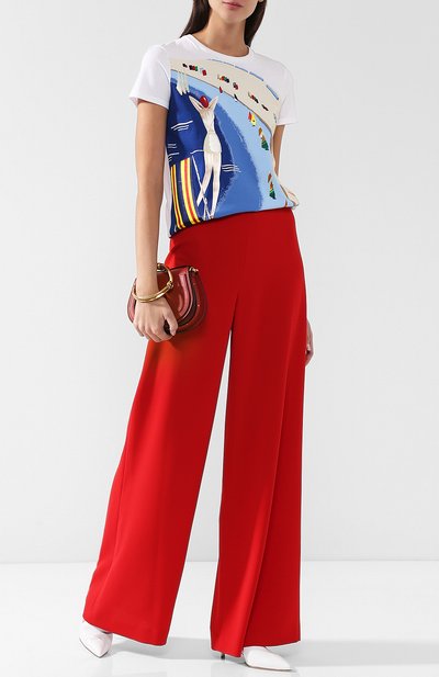 Хлопковая футболка с круглым вырезом и принтом RALPH LAUREN, арт. 290714023, фото 2