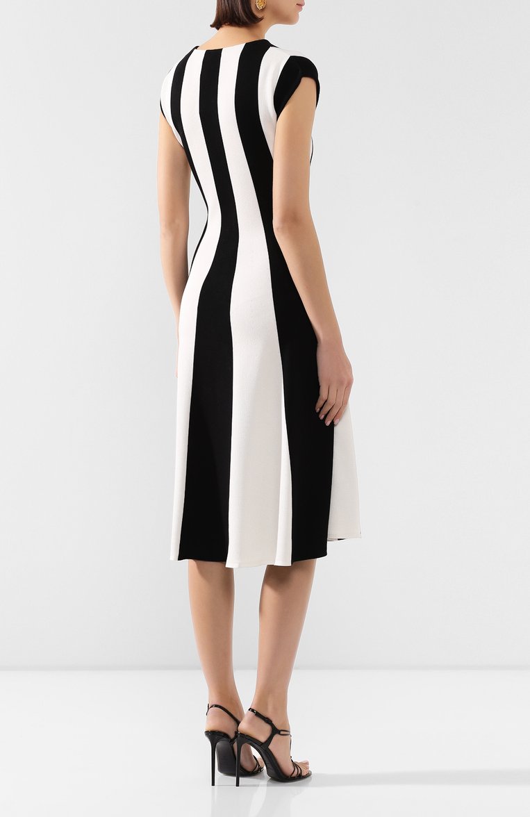 Платье из смеси шелка и хлопка OSCAR DE LA RENTA, арт. 20SN123STH, фото 1