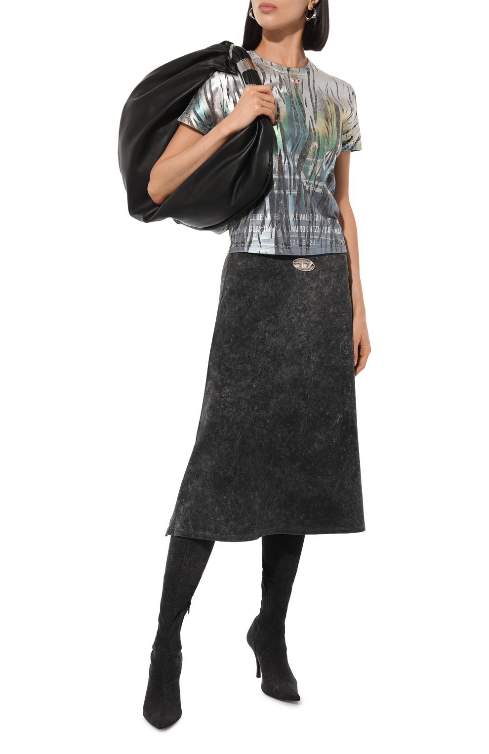 Хлопковая футболка DIESEL, арт. A14285/0DRAV, фото 2