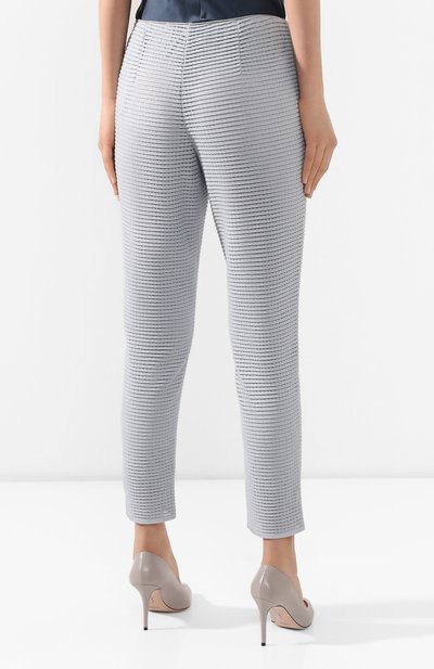 Брюки из вискозы GIORGIO ARMANI голубого цвета по цене 226500 руб., арт. 3HAP04/AM54Z, фото 4 Брюки из вискозы GIORGIO ARMANI, арт. 3HAP04/AM54Z, фото 4