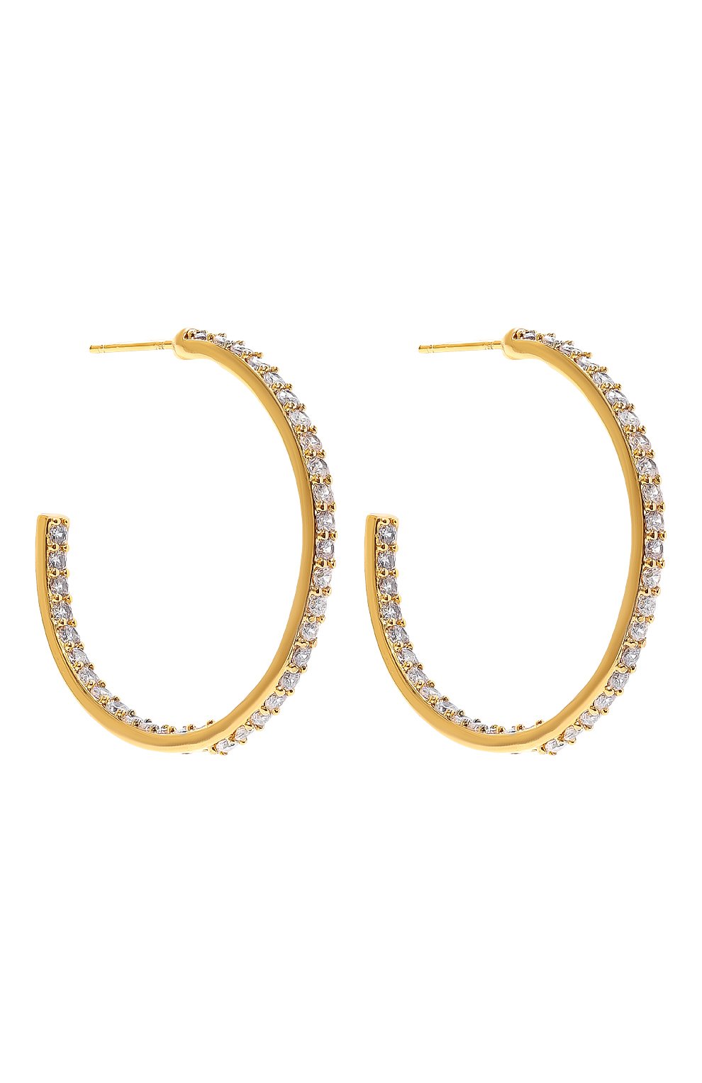 Серьги CRYSTAL HAZE, арт. FR0M THE BL0CK H00PS SMALL, фото 3