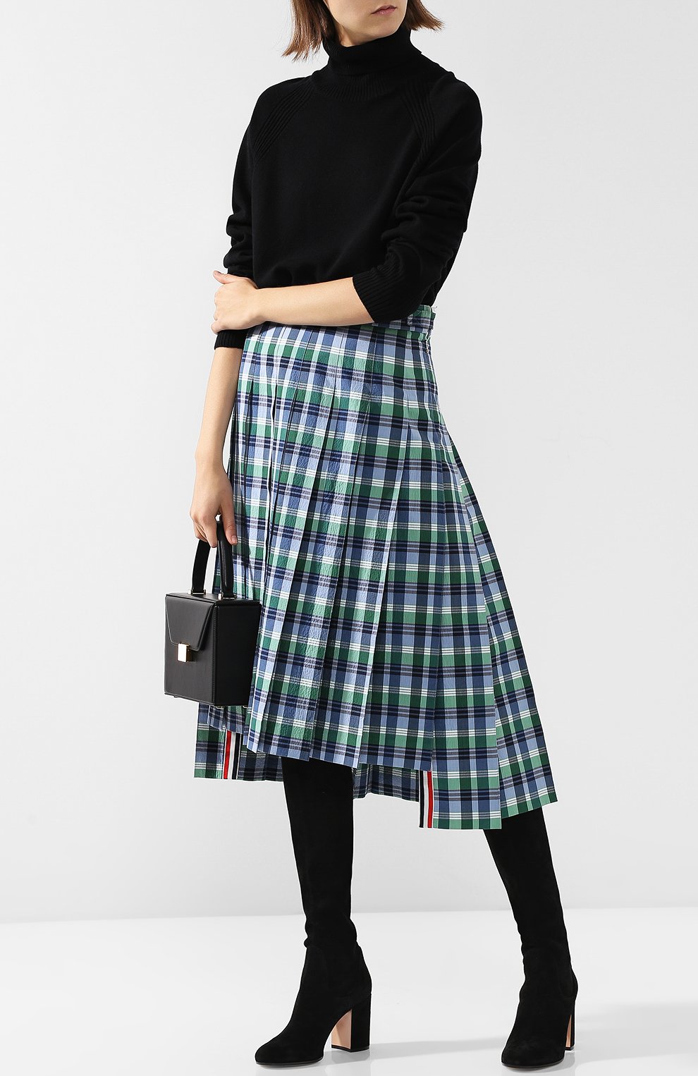 Замшевые сапоги на устойчивом каблуке GIANVITO ROSSI, арт. G80903.85RIC.CMHNENE, фото 2