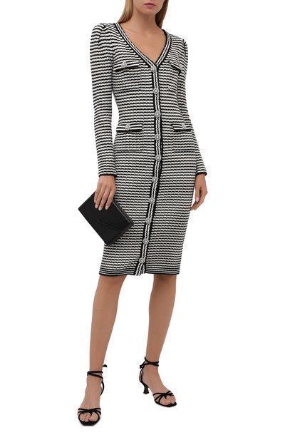 Платье из хлопка и шерсти SELF-PORTRAIT, арт. PF21-947, фото 3