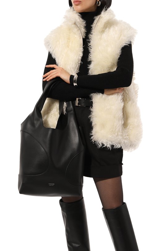 Сумка-тоут Cut Out Ferragamo 215985/771418 Чёрный  215985/771418 Фото 2