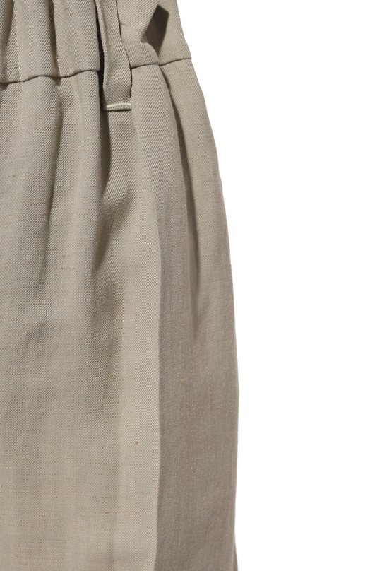 Шорты из вискозы и льна Brunello Cucinelli MH126B1365 Серый  MH126B1365 Фото 5