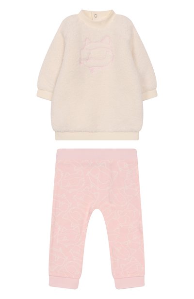 Комплект из платья и легинсов KARL LAGERFELD KIDS, арт. Z30971