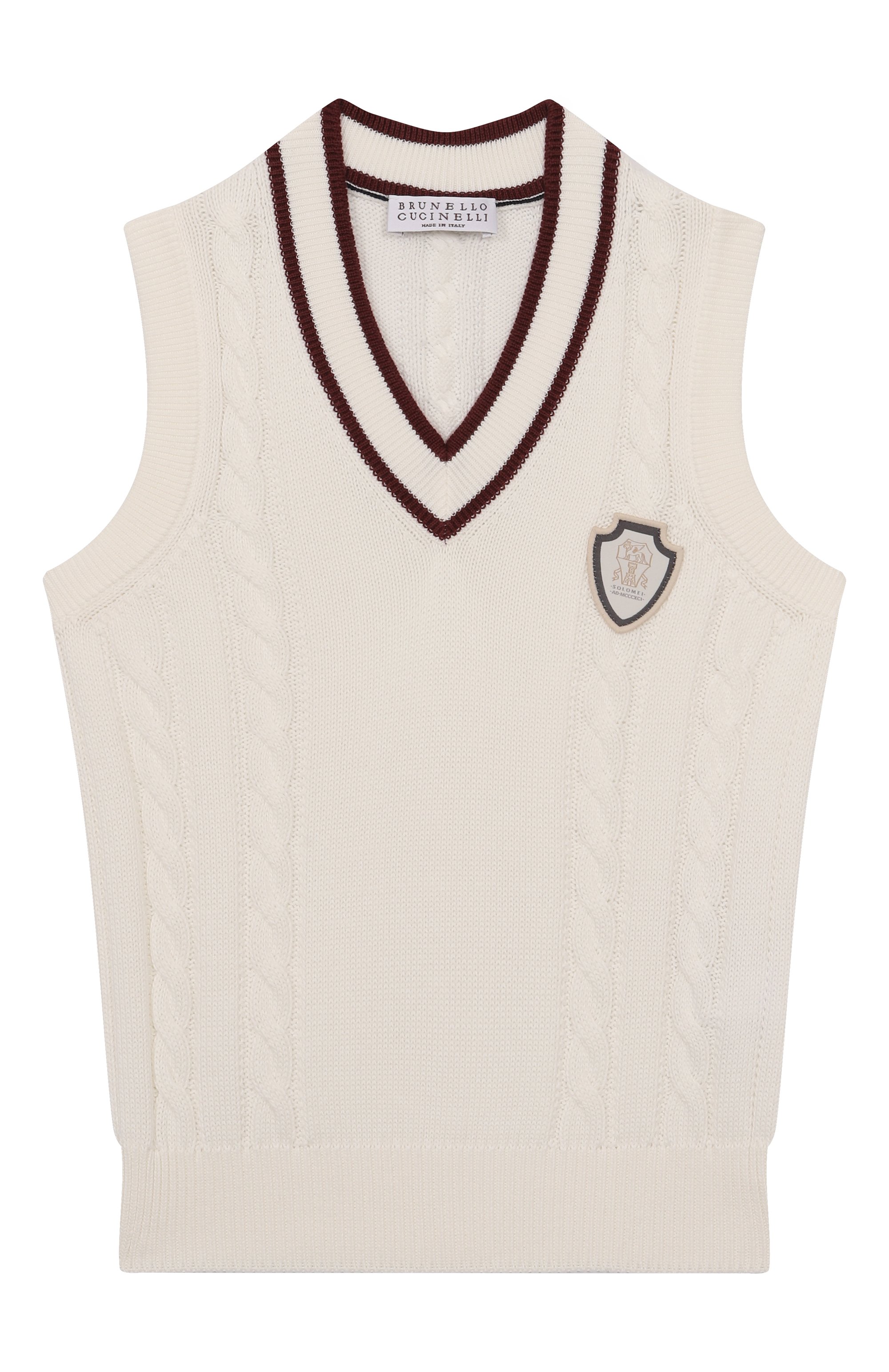 Хлопковый жилет BRUNELLO CUCINELLI, арт. B2873817TA, фото 1