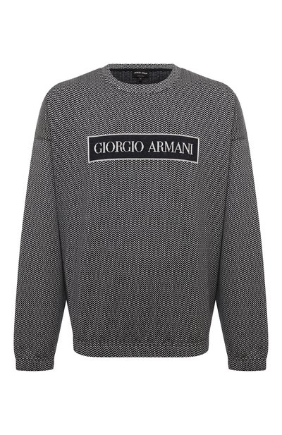 Мужской хлопковый свитшот GIORGIO ARMANI, арт. GM000524/AF12172