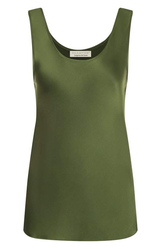 Шелковый топ Eva B.Bitzer 27318232 Хаки 27318232