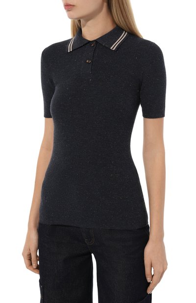 Поло из кашемира и вискозы BRUNELLO CUCINELLI, арт. M9A84B1257, фото 3