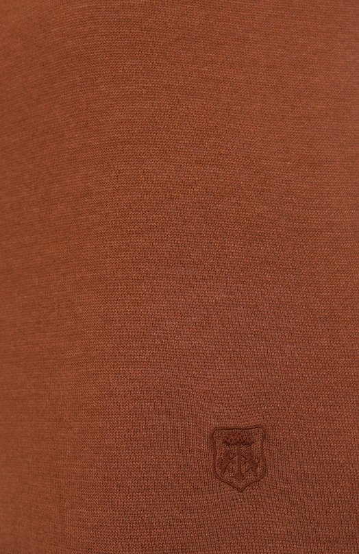 Джемпер из шелка и хлопка Corneliani 25M550-2525165 Коричневый  25M550-2525165 Фото 6