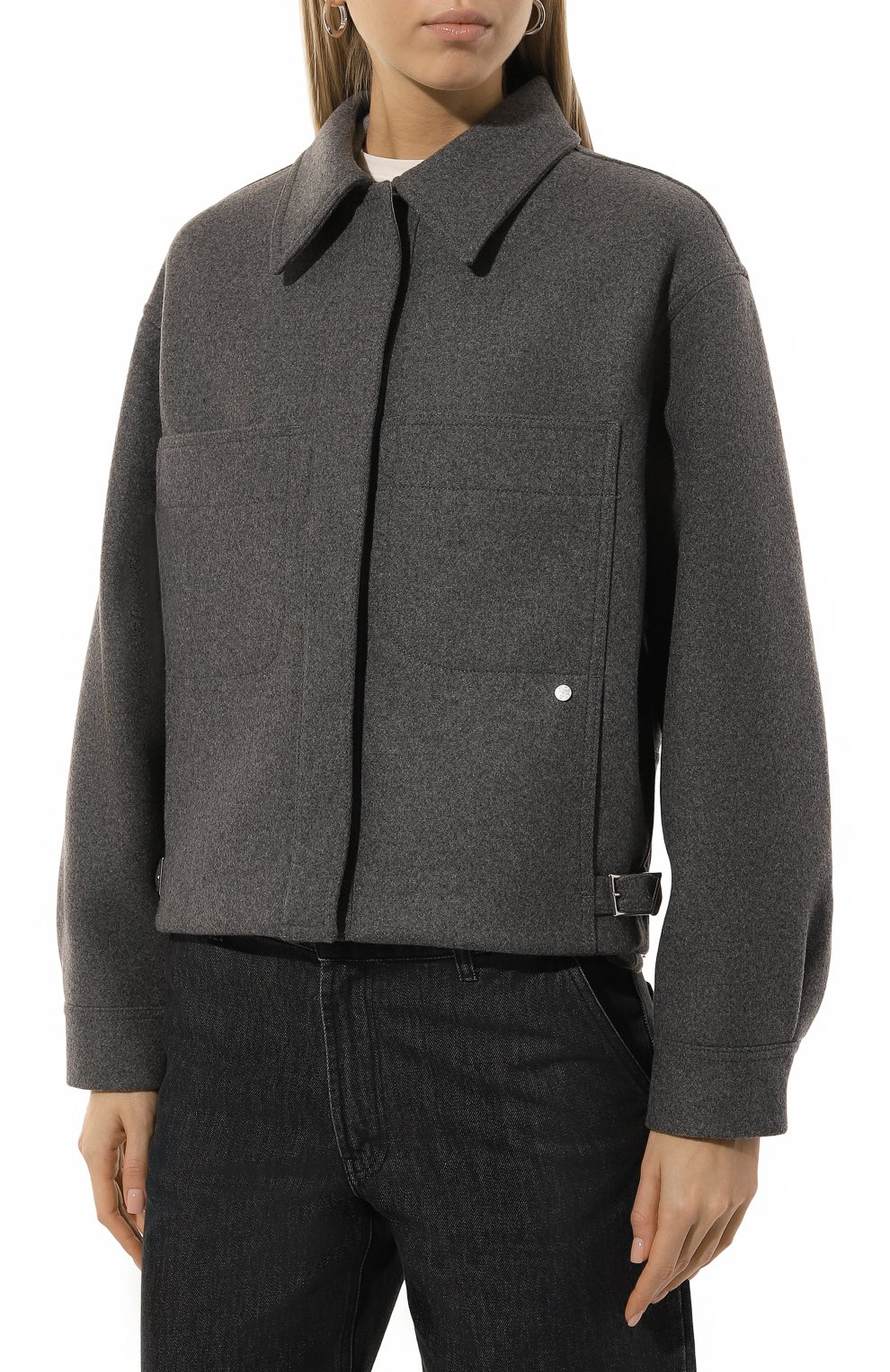 Шерстяная куртка CLOSED темно-серого цвета по цене 67700 руб., арт. C97242-65M-22, фото 3 Шерстяная куртка CLOSED, арт. C97242-65M-22, фото 3