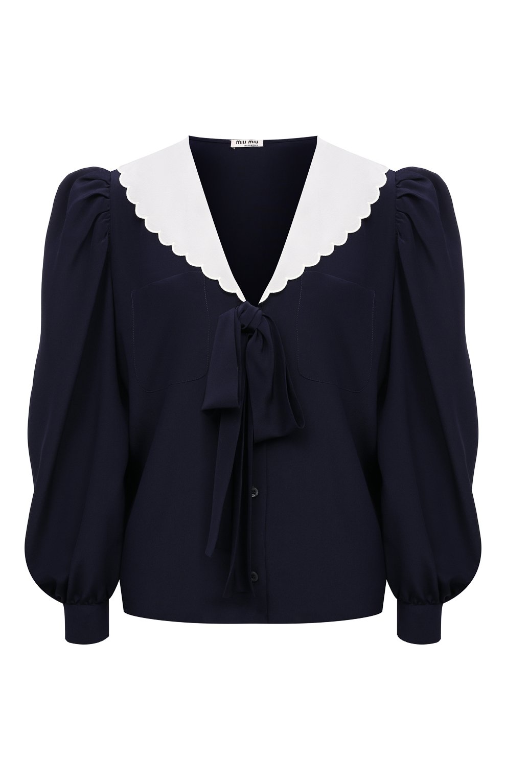 Шелковая блузка MIU MIU, арт. MK1536-1YS3-F0124, фото 1