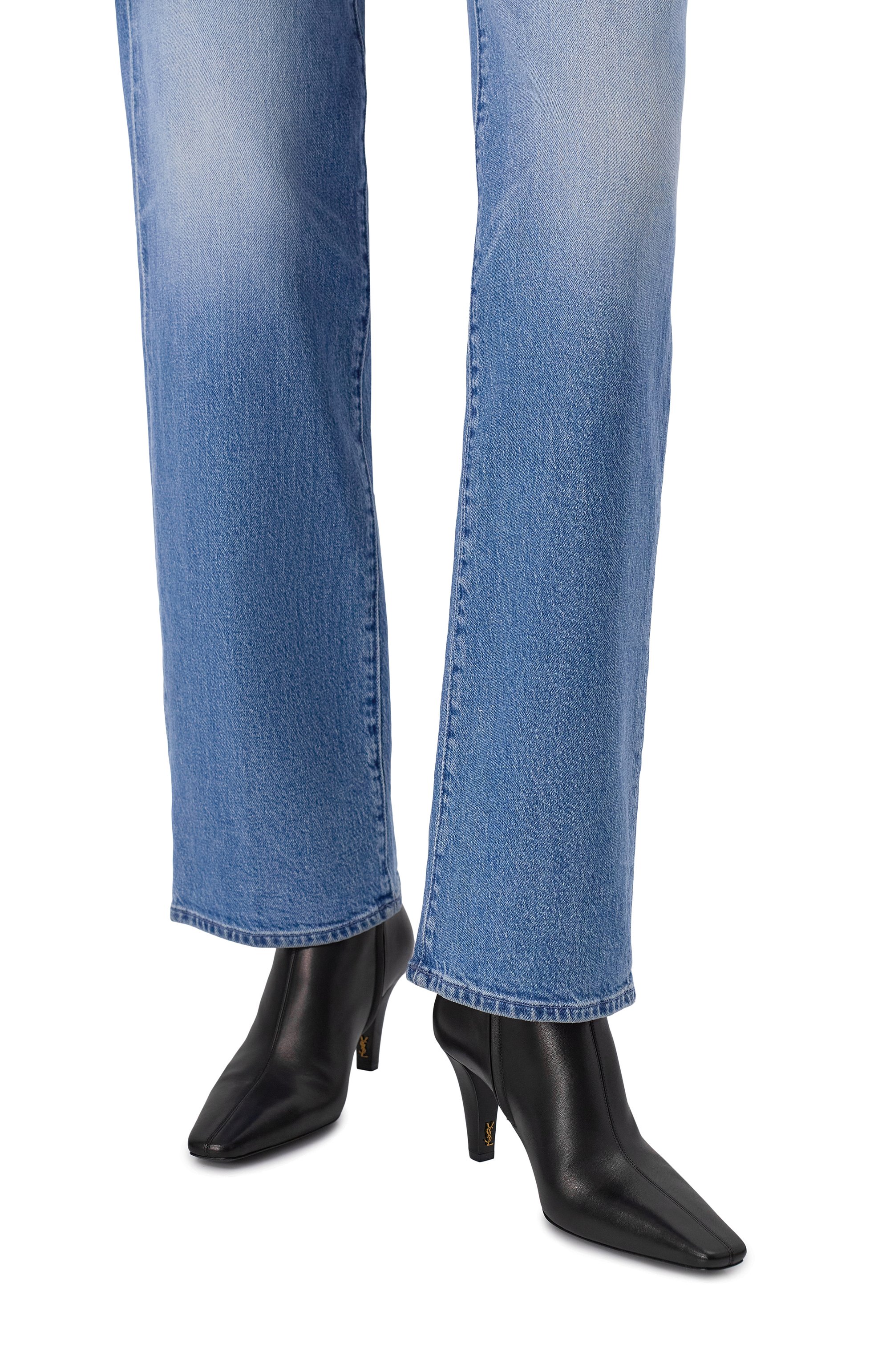 Кожаные ботильоны jill SAINT LAURENT, арт. 806671/AADGZ, фото 2