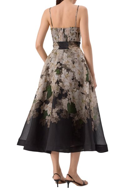 Платье изо льна и шелка ZIMMERMANN, арт. 3900DS253, фото 4