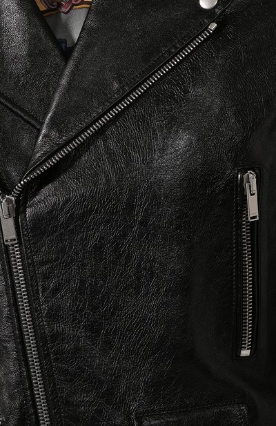 Кожаная куртка SAINT LAURENT, арт. 484284/YC2NI, фото 5