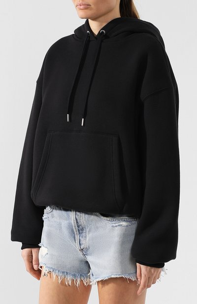 Хлопковый пуловер ALEXANDERWANG.T черного цвета по цене 28200 руб., арт. 4C492001D2, фото 3 Хлопковый пуловер ALEXANDERWANG.T, арт. 4C492001D2, фото 3