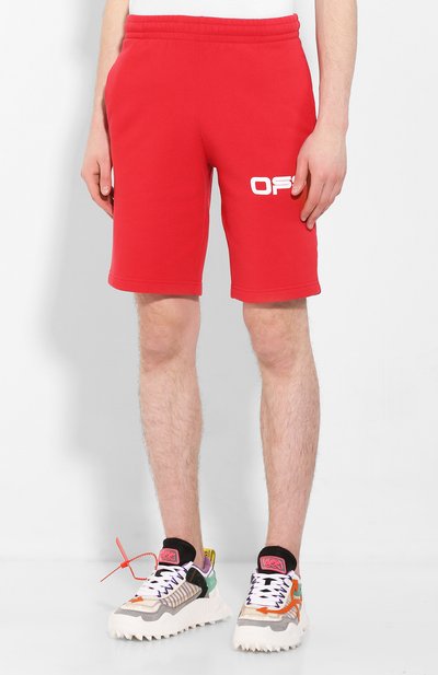 Хлопковые шорты OFF-WHITE, арт. 0MCI006S20E300032088, фото 3