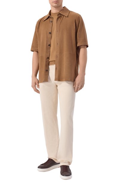 Мужская замшевая рубашка MVST, арт. M26.2PM.L031 BIG SIZE/L010