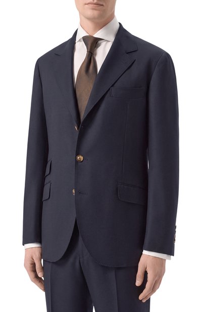 Мужской шерстяной костюм BRUNELLO CUCINELLI, арт. ME226LDWH