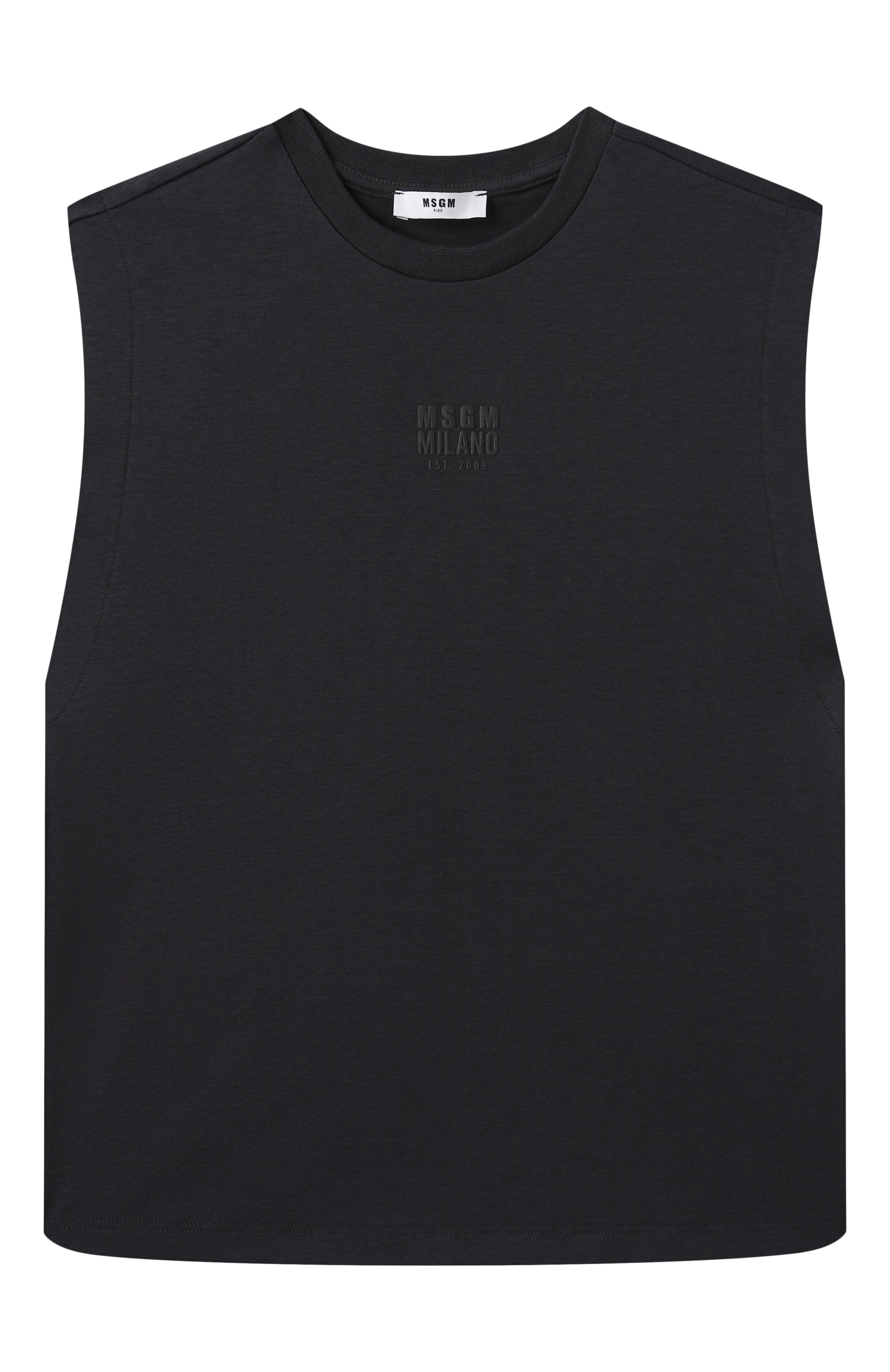 Хлопковая майка MSGM KIDS, арт. S5MSJUTH171, фото 1