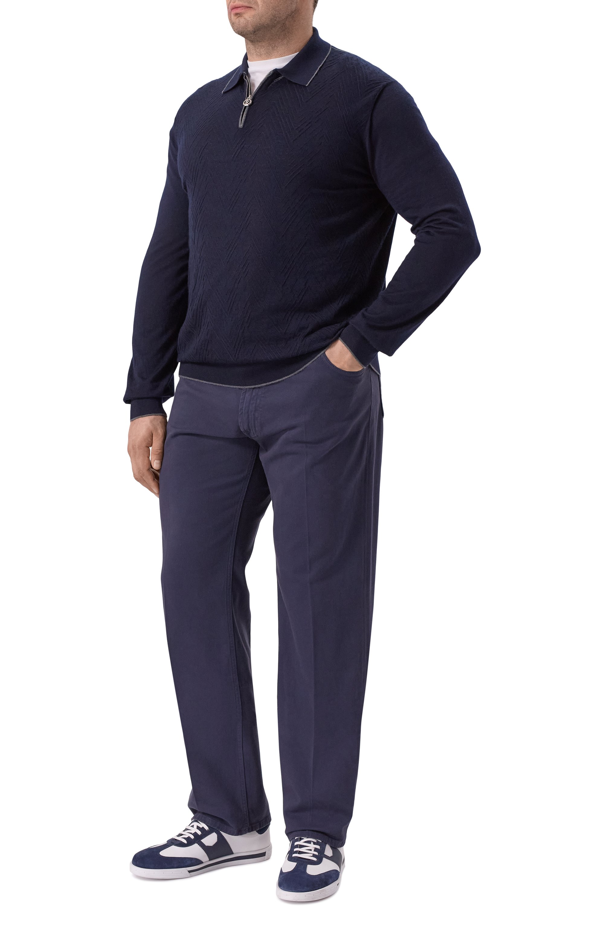 Поло из кашемира и шелка STEFANO RICCI, арт. K606399P30/F25314/60, фото 2