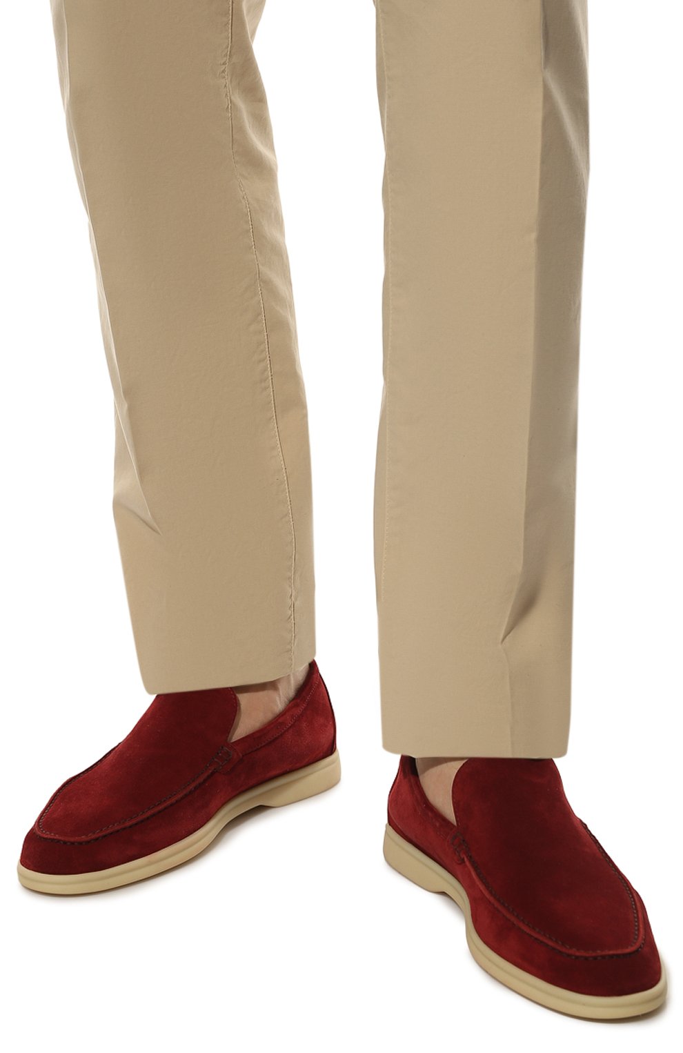 Замшевые лоферы summer walk LORO PIANA, арт. FAE8124, фото 3