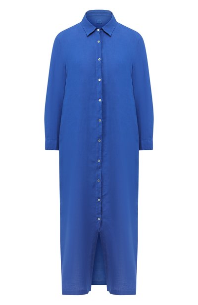Женское льняное платье-рубашка 120% LINO, арт. P0W4759/B317/000