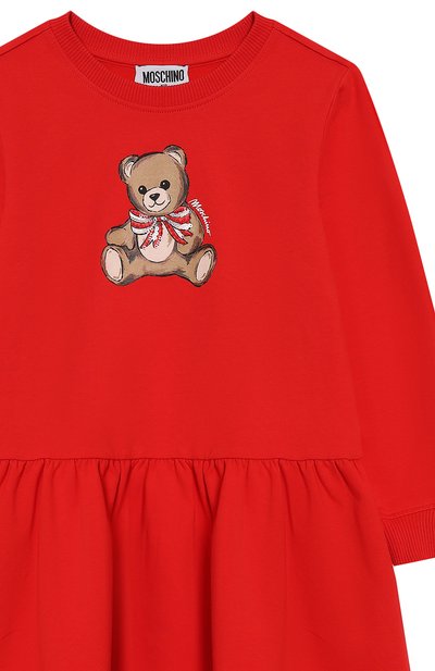 Хлопковое платье MOSCHINO, арт. HDV0H7/LDA16/4-8, фото 3