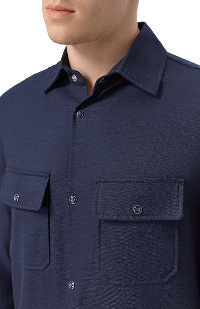 Шерстяная рубашка MARCO PESCAROLO, арт. NEXT/5318, фото 5