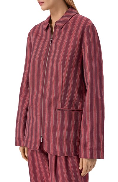 Льняная рубашка 12 STOREEZ, арт. 138109, фото 3