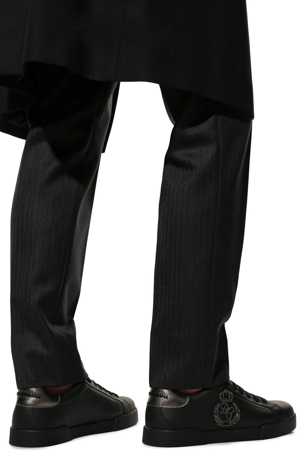 Кожаные кеды portofino DOLCE & GABBANA, арт. CS1761/AH164, фото 3