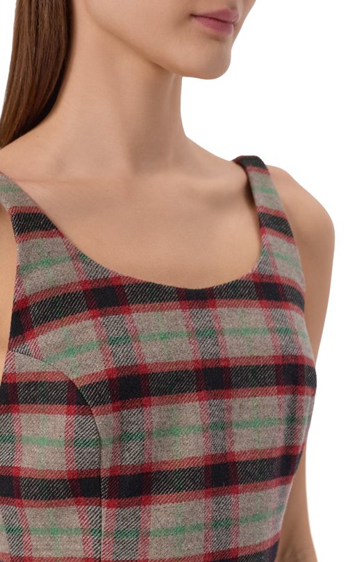 Платье из шерсти и хлопка Enfants Riches Deprimes 120-544/W00L Разноцветный  120-544/W00L Фото 5