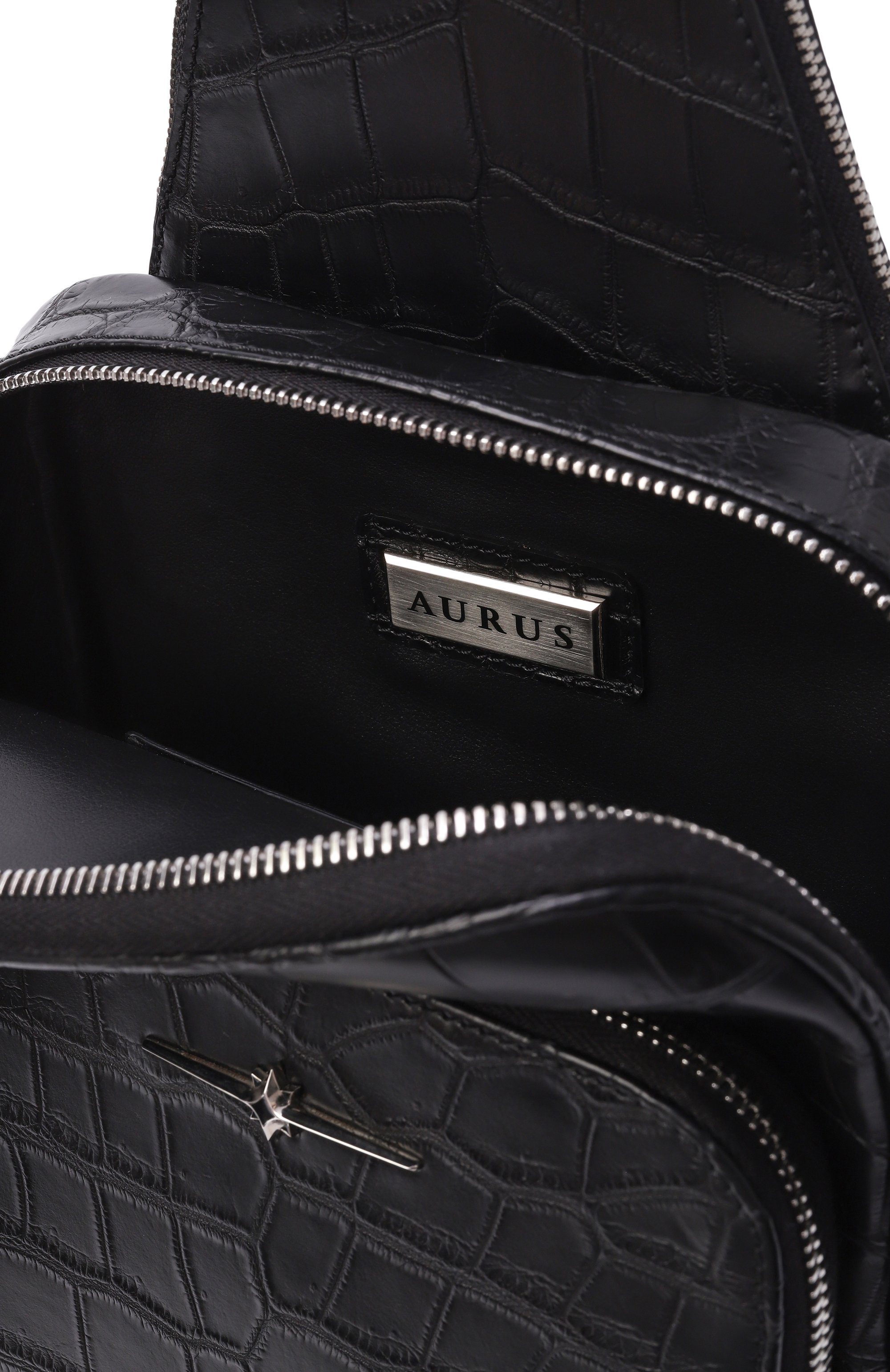 Рюкзак из кожи крокодила AURUS COLLECTION, арт. SG001BKS, фото 5