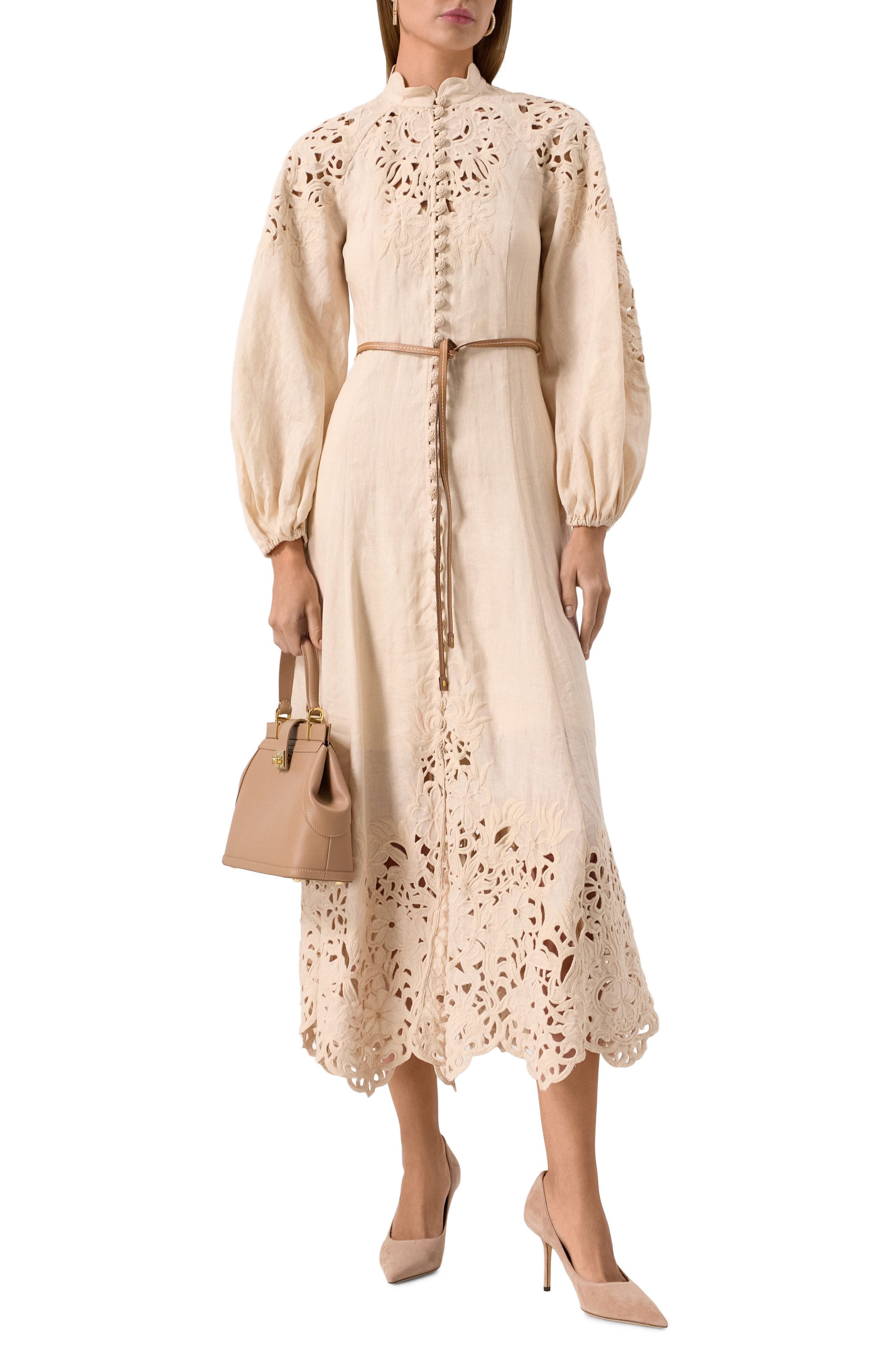 Льняное платье ZIMMERMANN, арт. 1743DRS251, фото 2