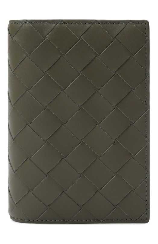 Кожаная обложка для паспорта Bottega Veneta 749441/VCPQ4 Хаки 749441/VCPQ4